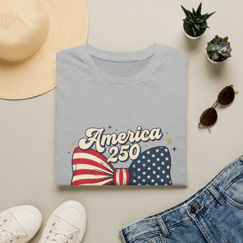 America 250 Patriotic Bow T-Shirt