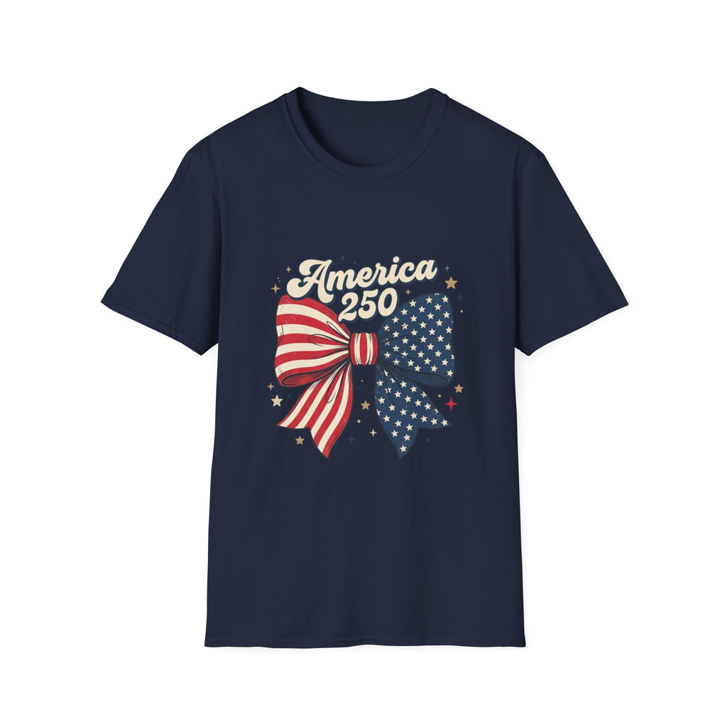 America 250 Patriotic Bow T-Shirt