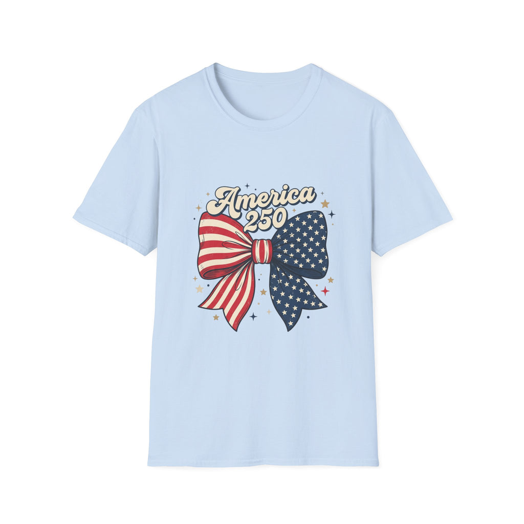 America 250 Patriotic Bow T-Shirt