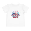 USA 250 Toddler Tee — Patriotic 4th of July Fireworks Shirt