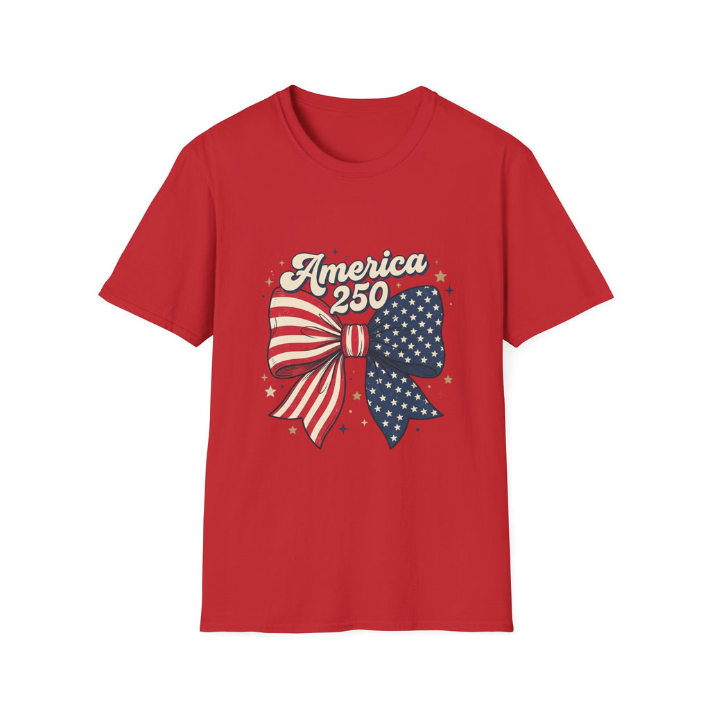 America 250 Patriotic Bow T-Shirt