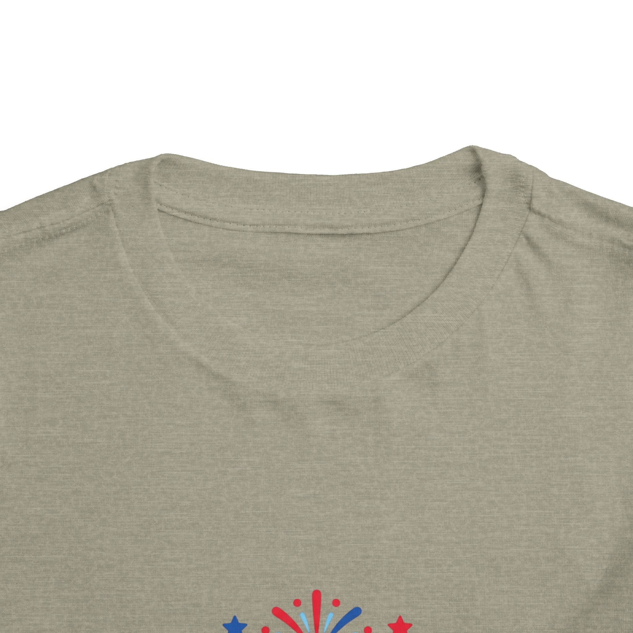 USA 250 Toddler Tee — Patriotic 4th of July Fireworks Shirt