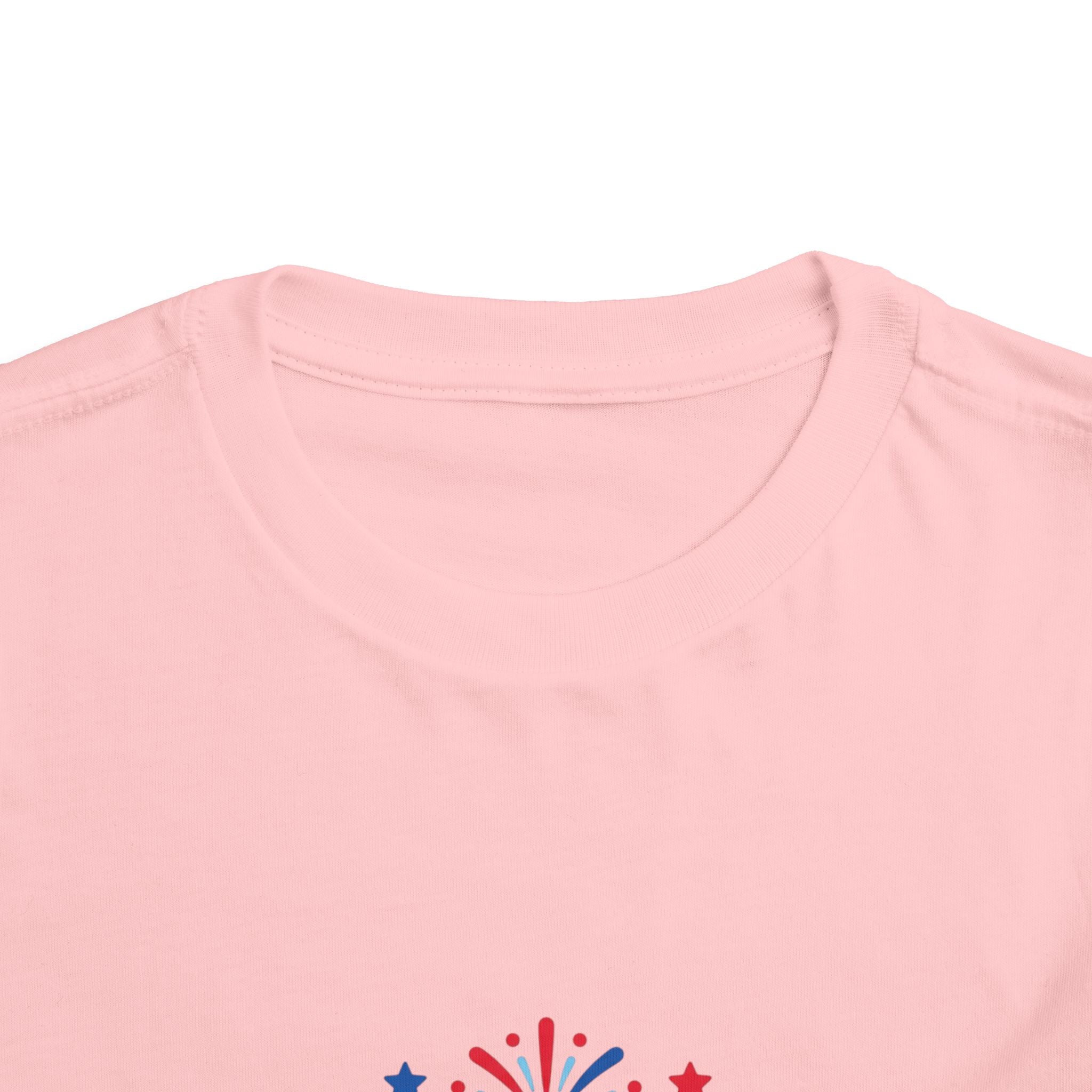 USA 250 Toddler Tee — Patriotic 4th of July Fireworks Shirt