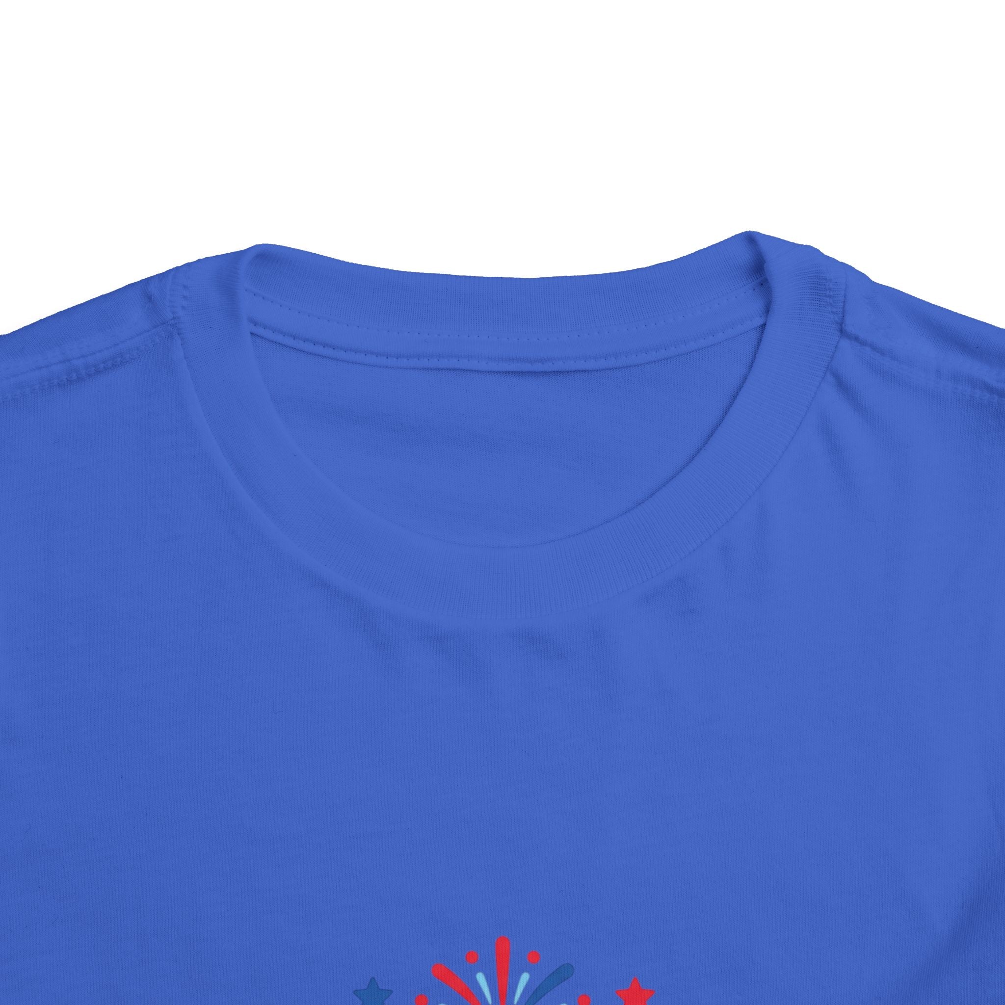 USA 250 Toddler Tee — Patriotic 4th of July Fireworks Shirt
