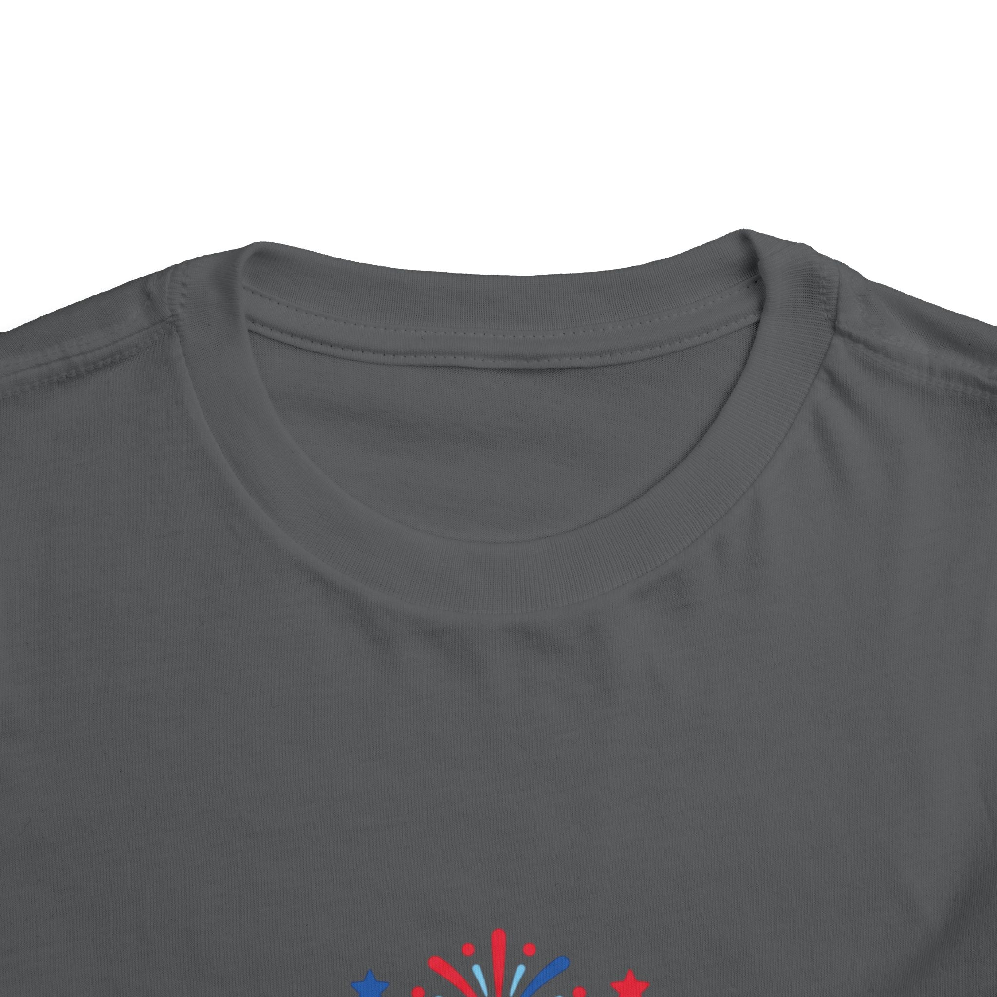 USA 250 Toddler Tee — Patriotic 4th of July Fireworks Shirt